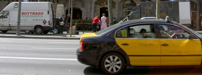 A Barcelona taxi